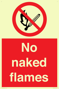 No naked flames